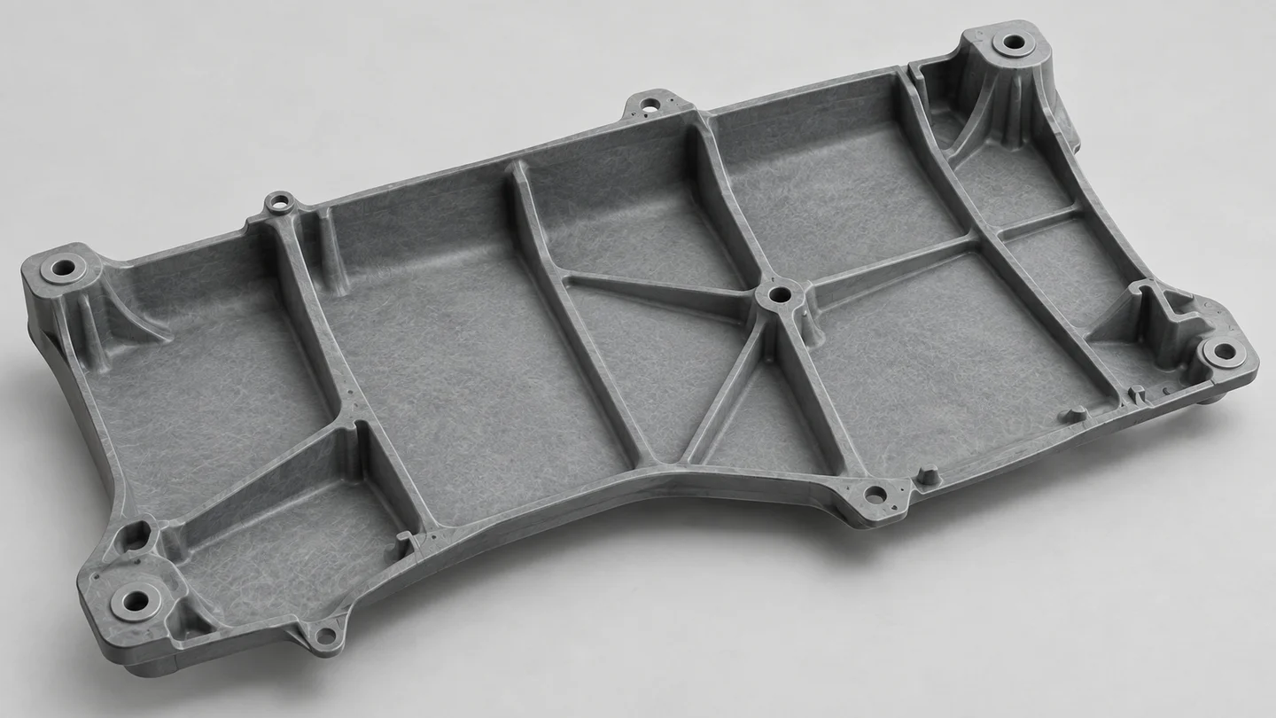 D-LFT Compression Mould Design: Connect Material Flow to the Load Path